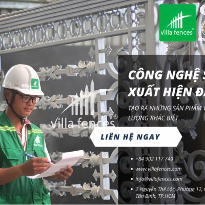 VILLAFENCES - NHÀ THIẾT KẾ - SẢN XUẤT - THI CÔNG CÁC SẢN PHẨM KIM LOẠI NGHỆ THUẬT CHUYÊN NGHIỆP